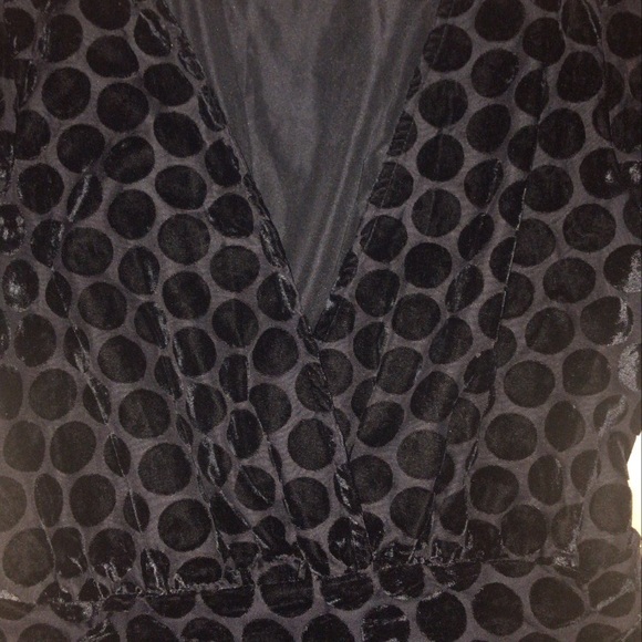 Zara Black Polka Dot Dress - Picture 5 of 5